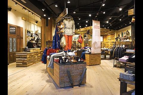 Timberland, Westfield store